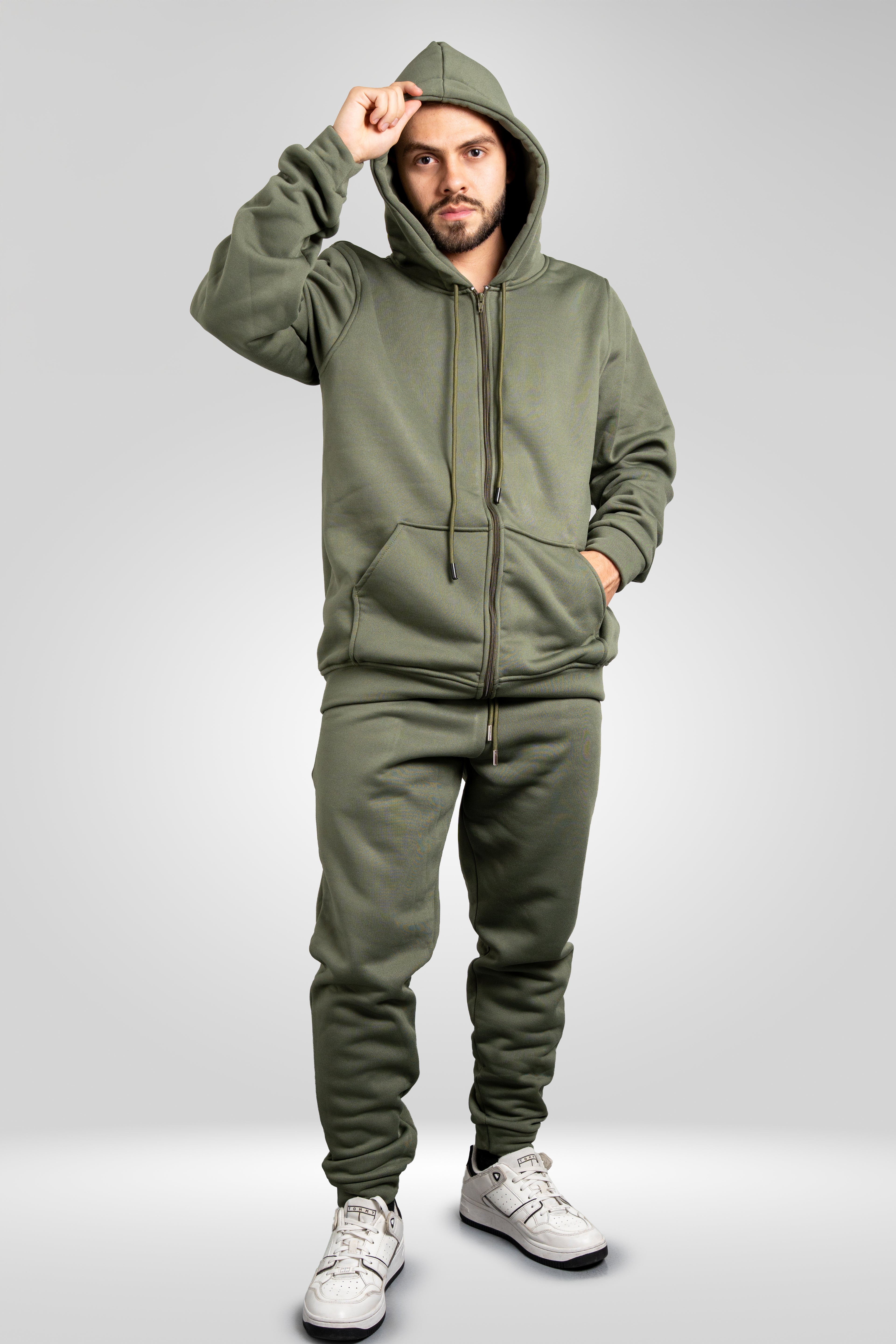 Conjunto buzo con cierre y sudadera